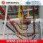 AUTOMATIC POWDER COATING LINE WITH CYCLONE