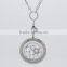 window plate sliver charm high quality floating pendant locket gift