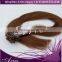 Pre Bonded Keratin U Tip Remy Human Hair Extensions Russian