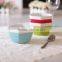 Colorful Glaze Porcelain Ceramic Salad Bowl