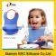 best selling100% FDA silicone baby bib with various animal design