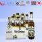 custom corrugated paper 6 Bottle Beer/juice Pack Carrier Box