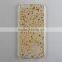 Custom Transparent glitter mobile phone case for iphone series