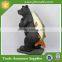 Outdoor Garden Black Bear Decoration Statue