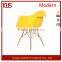 Comfy Different Color Excellent Quality Plastic Emes Middle Back Leisure Chair