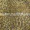 yellow coffee Leopard pattern polyester milk fiber Spandex printed fabrics