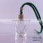 13ml Clear Round Tiny Glass Aroma Vial Jar Pendant Auto Perfume Bottles