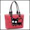 Factory wholesale fashion leisure canvas bag Madingbu single shoulder bag handbag handbag cartoon cat fish
