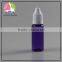 trade assurance clear pet 15ml plastic mason jars hadle cap plastic bottle/blue pet plastic dropper bottle