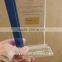New Fashion Factory Directly Sale Crystal Blue Trophy and Award
