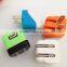 The POpular Colourful USB wall charger portable charger mobile charger DC 5v1000mA home charger for smartphone