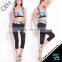 SAUANN In-stock Wholesale Custom Made Sublimation Print Compression Yoga Pants & Tops