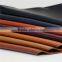 Crazy horse woven finished pattern china high quality pu leather material