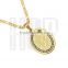 Best selling fashion metal gold plated goddess pendant