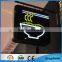 Customized wall mounted acrylic outdoor led light advertising for Mcdonald's