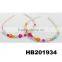 cheap custom colorful plastic pearl metal headbands wholesale