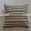 stripe printing Cotton Cushion with PP Filling