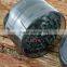 plastic herb grinder, 5 Part acrylic weed grinders with magnet. Individual packaging .