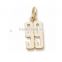 number 99 charms for necklace and bracelet zinc alloy charms and pendants