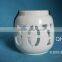 Ceramic square candle holder