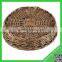 Promotional decorative holiday wicker candy basket tray,wicker gift storage basket