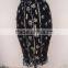 100% polyester fabric printed skirts / Floral printed skirts wear / Screen printed girls wear casual skirts