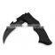 stainless steel tactical folding knife with Black Blade & black aluminum handle