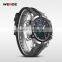 Weide digital type quartz multifunctional wristwatches stainless steel back water resistant watch