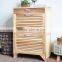 Hot Sale Modern Shutter Style Wooden Shoe Cabinet In Living Room