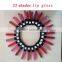 Private label 25 shades waterproof Lip gloss tattoo with factory price