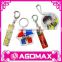 Custom design clear acrylic keyholder / plastic key chain / blank acrylic plastic keychain