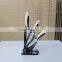 Top Quality Ceramic Knife set 3" Fruit Knife+5" Utility Knife+6" Chef knife Double Colored Handle