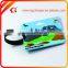 Promotional Solft PVC Light Blue Luggage Tag