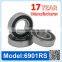 6901 ZZ RS Miniature Ball Bearing Deep Groove Ball Bearing