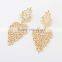 Hot 1pair Retro Vintage Alloy Women Silver Golden Long Bohemian Pierced Earrings 1NHW love heart earring