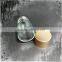 5ml,10ml,15ml clear tube glass perfume bottle for e-liquid for e juice with 18mm neck size shiny gold metal aluminum screw cap