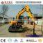 china supply 8 ton mini excavator with ce certificate and can be 360 degree rotation
