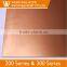 Decorative Vibration PVD Coating Black Golden Titanium Stainless Steel Sheet 201 304