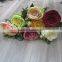 high quality wedding decoration 3 heads silk flowers artificial rose