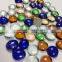 popular flat glass marbles,glass gems for decoration