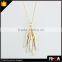 5 Turquoise Spiker Stone Pendant 18K Gold Necklace Multi Stone Tassel Pendant Necklace