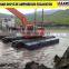 DOOSAN Amphibious Excavator with Side Pontoon and Hydraulic Spud , Additional Pontoon with Hydraulic Spud . CE , EPA , SGS, ISO