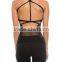Custom Logo Women Fitness Sports Mesh Block Tank Top