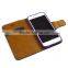 2016 New Arrival Hot Sale Mix Color Card Slot PU Leather Wallet Phone Case For iPhone 5 iPhone 5s