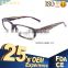 Artistic Candy Stripe Acetate Frame Rainbow Color Spring Hinge Eyeglasses 312SL5-8001