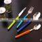 24 PCS Plastic Handle Cutlery Set