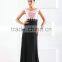 Simple decent women maxi dress western fashion long evening gown models