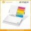 Good quality logo printed hard cover pocket sticky note memo pad