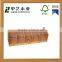 Hot sale high quality grids plexiglass lid customized wooden tea bags storage box