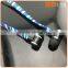 new premium 3.5mm plug noise cancelling shoelace mp3 metal earphone